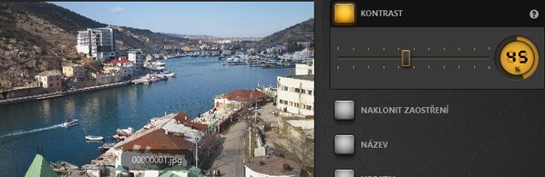 Time-Lapse Tool Efekt kontrastu