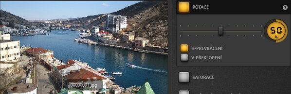 Time-Lapse Tool Příklad efektu rotace