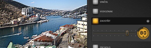 Time-Lapse Tool Příklad efektu zaostření