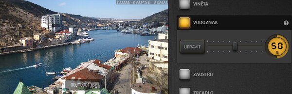 Time-Lapse Tool Příklad efektu vodoznaku