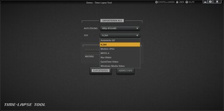 Videodatei generieren