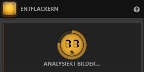 Time-Lapse Tool Entflackern-Effekt-Analyse