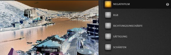 Time-Lapse Tool Effektbeispiel umkehren
