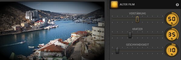 Time-Lapse Tool Alter Filmeffekt
