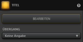 Time-Lapse Tool Titeleffekt-Einstellungen Time-Lapse Tool Titeleffekt-Einstellungen