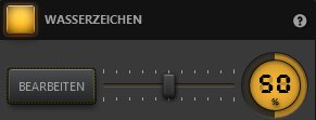 Effekteinstellungen für Wasserzeichen Effekteinstellungen für Wasserzeichen