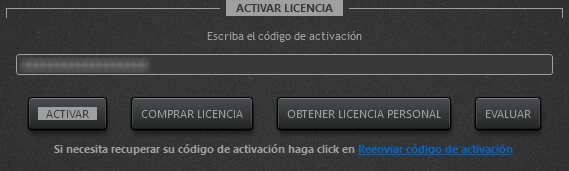 Pantalla de activación de Time-Lapse Tool.