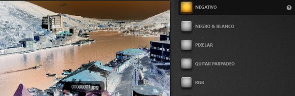 Time-Lapse Tool Ejemplo de efecto negativo