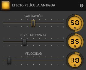 Time-Lapse Tool Ajustes de efecto de película antigua