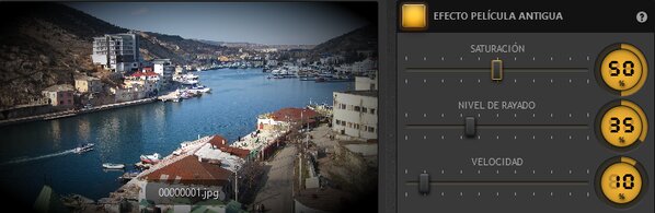 Time-Lapse Tool Efecto de película antigua
