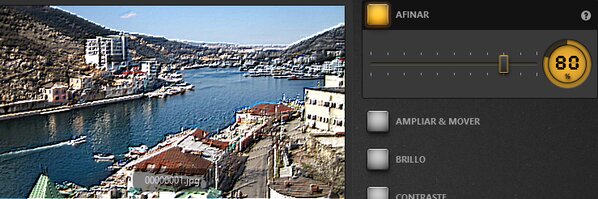 Ejemplo de Efecto Afinador de Time-Lapse Tool