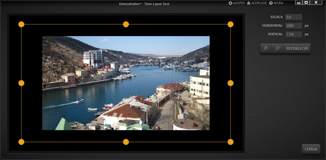 Editor de Pan y Zoom de Time-Lapse Tool