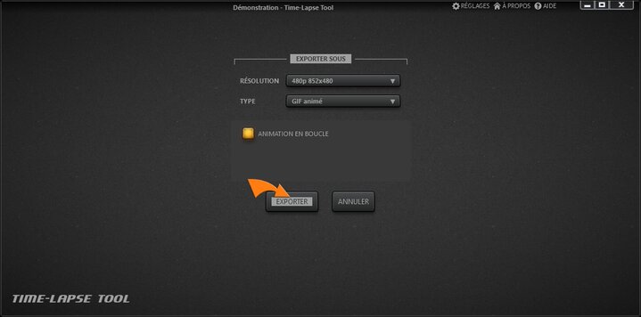 Créer un GIF à partir d’images.