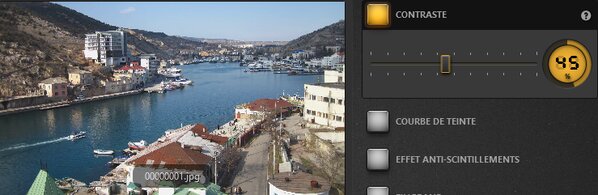 Effet de contraste Time-Lapse Tool