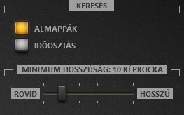 Time-Lapse Tool képimportálási beállítások