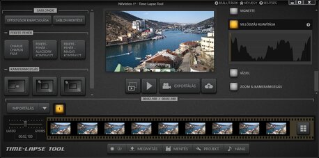Time-Lapse Tool főképernyője