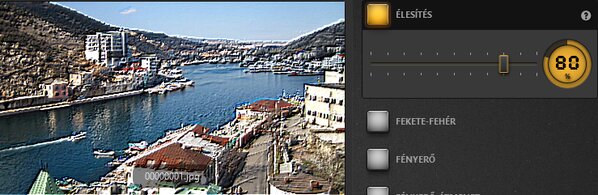 Time-Lapse Tool élesítés effektus példa