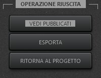 Time-Lapse Tool Finestra Di Dialogo Pubblicazione Video Completata Con Successo