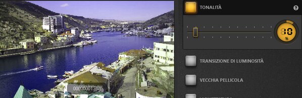 Video Time-Lapse Effetto Tonalità