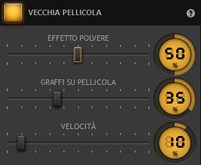 Time-Lapse Tool Impostazioni degli effetti vecchia pellicola Time-Lapse Tool Impostazioni degli effetti vecchia pellicola