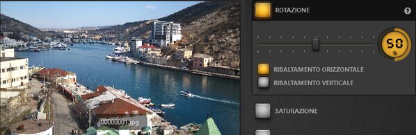 Video Time-Lapse Esempio di Effetto Rotazione