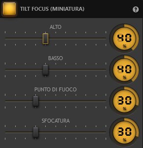 Video Time-Lapse Impostazioni Effetto Tilt Focus Video Time-Lapse Impostazioni Effetto Tilt Focus