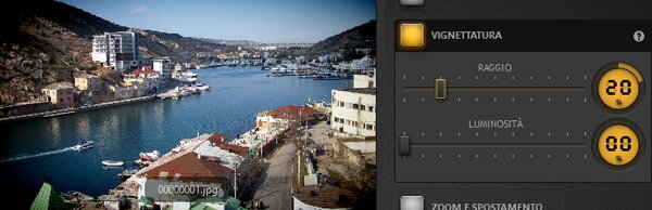 Video Time-Lapse Effetto Vignettatura