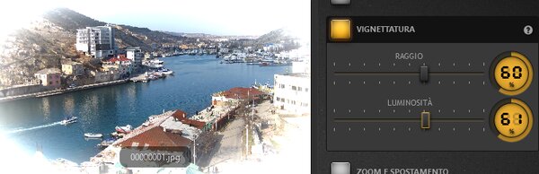 Video Time-Lapse Esempio di Effetto Vignettatura