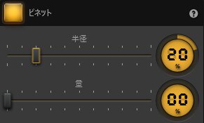 Time-Lapse Toolビネットエフェクトの設定
