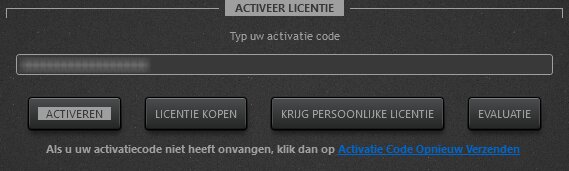 Time-Lapse Tool Activatiescherm.