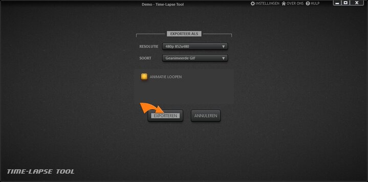 Maak een GIF van afbeeldingen.