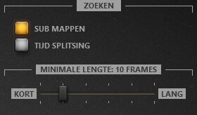 Time-Lapse Tool Instellingen afbeeldingen importeren