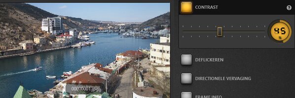 Time-Lapse Tool Contrast-effect