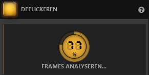 Time-Lapse Tool Analyse Deflicker-effect