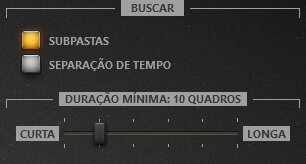 Configurações de Importação de Imagens do Time-Lapse Tool
