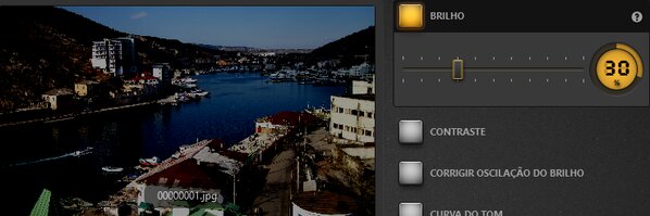 Exemplo do Efeito de Brilho do Time-Lapse Tool