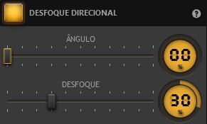 Configurações do Efeito de Desfoque Direcional do Time-Lapse Tool Configurações do Efeito de Desfoque Direcional do Time-Lapse Tool