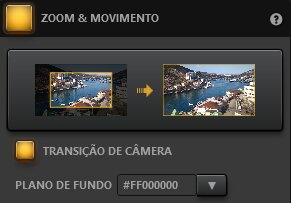 Exemplo do Efeito de Zoom e Movimento do Time-Lapse Tool