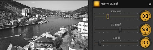 Time-Lapse Tool Черно-белый эффект