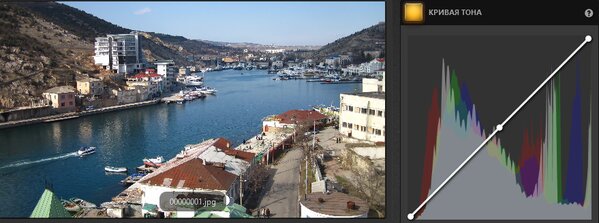 Time-Lapse Tool Эффект кривой тона