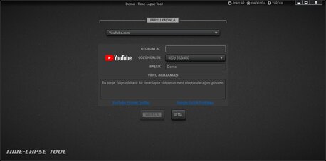 Time-Lapse Tool Video Görünümünü Yayınla