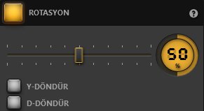Time-Lapse Tool Döndürme Efekti Ayarları Time-Lapse Tool Döndürme Efekti Ayarları