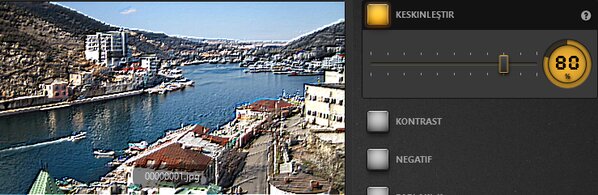 Time-Lapse Tool Keskinleştirme Efekti Örneği
