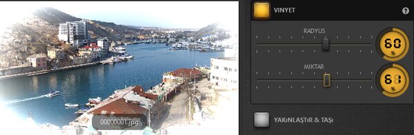Time-Lapse Tool Vinyet Efekti Örneği