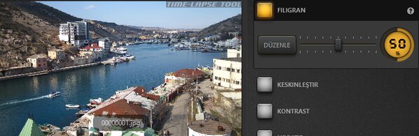 Time-Lapse Tool Filigran Efekti Örneği